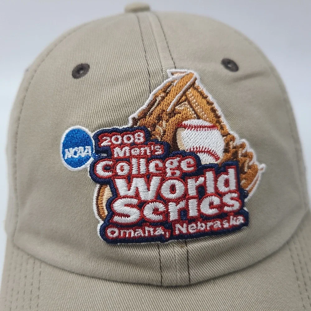 LSU Tigers Hat Nike Strapback‎ 2008 College World Series Beige Men NCAA Baseball